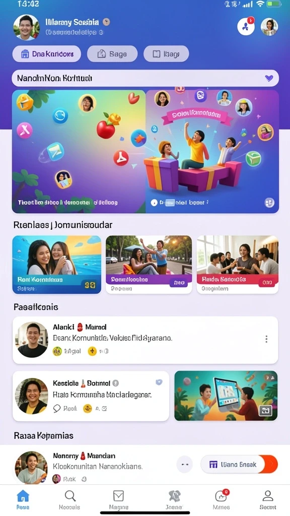 7game - Tampilan antarmuka yang menarik dan user-friendly.