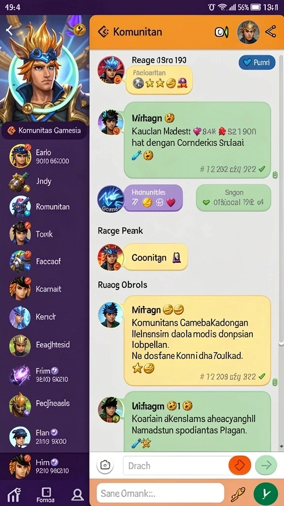 dewagaruda - Ilustrasi karakter utama DEWAGARUDA yang kuat dan berani.