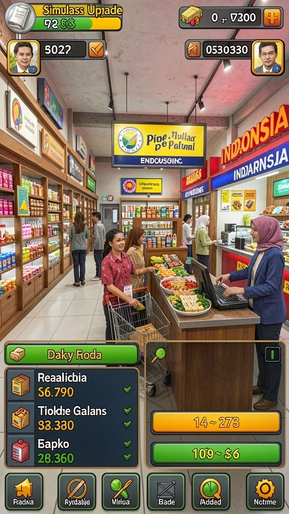 xe77 - Screenshot XE77 menunjukkan upgrade senjata yang menarik.